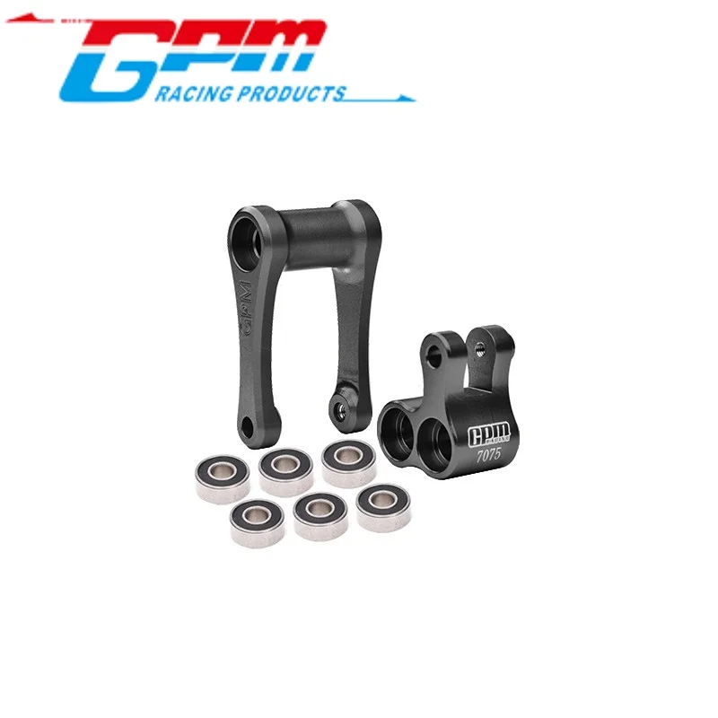 GPM MX030 ALUMINUM 7075-T6 ALUMINUM KNUCKLE & PULL ROD (LARGER INNER BEARINGS) FOR LOSI 1/4 PROMOTO MX SM MOTORCYCLE RC Upgrade