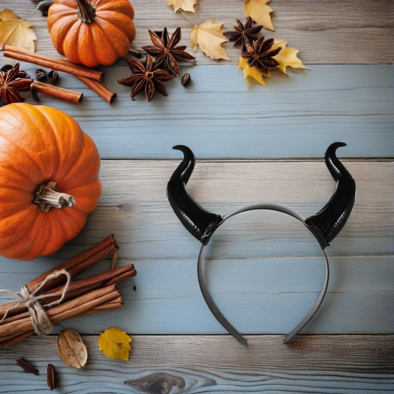 

Ox Horn Headband Resin Plastic Durable Halloween Headdress For Adults Gothic Party Cosplay Accessory Spooky Carnival Retro