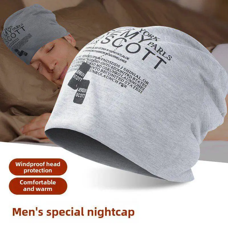 summer-sleep-cap-headscarf-unisex-knitted-hat-air-conditioner-warmth-maintaining-sports-cap-men-women-single-cap