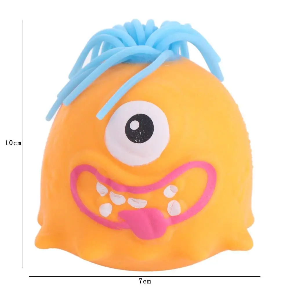 Vinyl Hair-pulling Squeeze Toys Pinch Kneading Stretch Hair-pulling Slow Rebound Toy Cute Elastic Unique Squeeze Ball