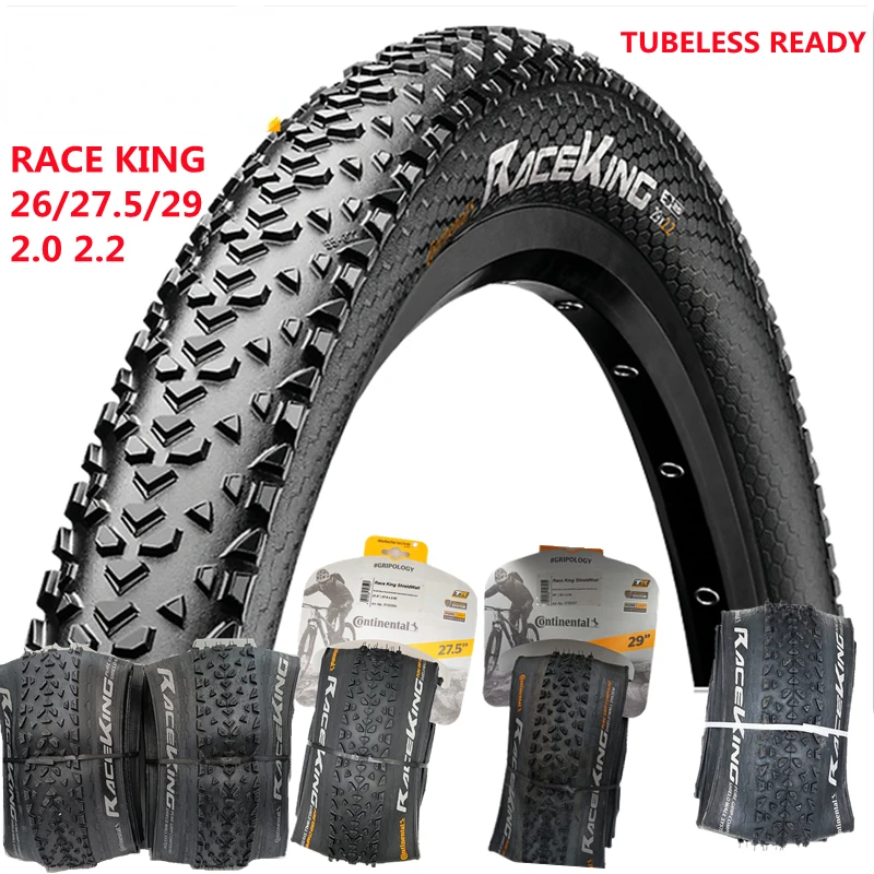 2Pcs 26 27.5 29 2.0 2.2 MTB Tire Race King Bicycle Tire Anti Puncture 180TPI Folding Tire TyreMTB Tyre X-king