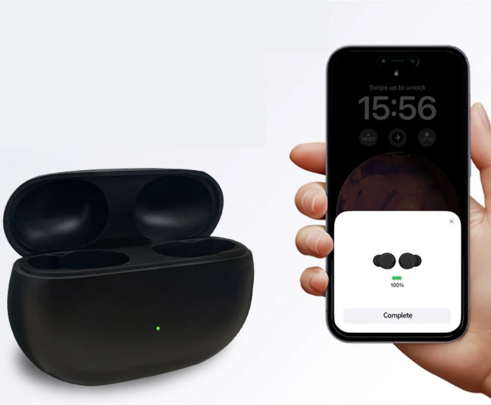 For Beats Solo Buds Charging Case with Bluetooth Pairing Sync Button & 660MAh Replacement Earphone Beats Fit Pro Charger box Bin