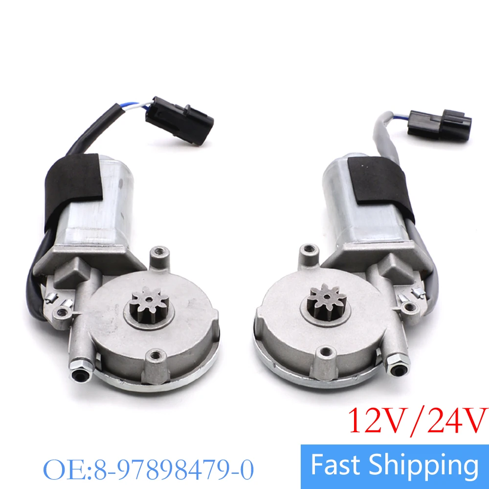12V & 24V Power Window Lift Motor For ISUZU NKR NPR NRR NPR66 4HF1 100P 600P Window Regulator 8-97898479-0 8-9789848-0