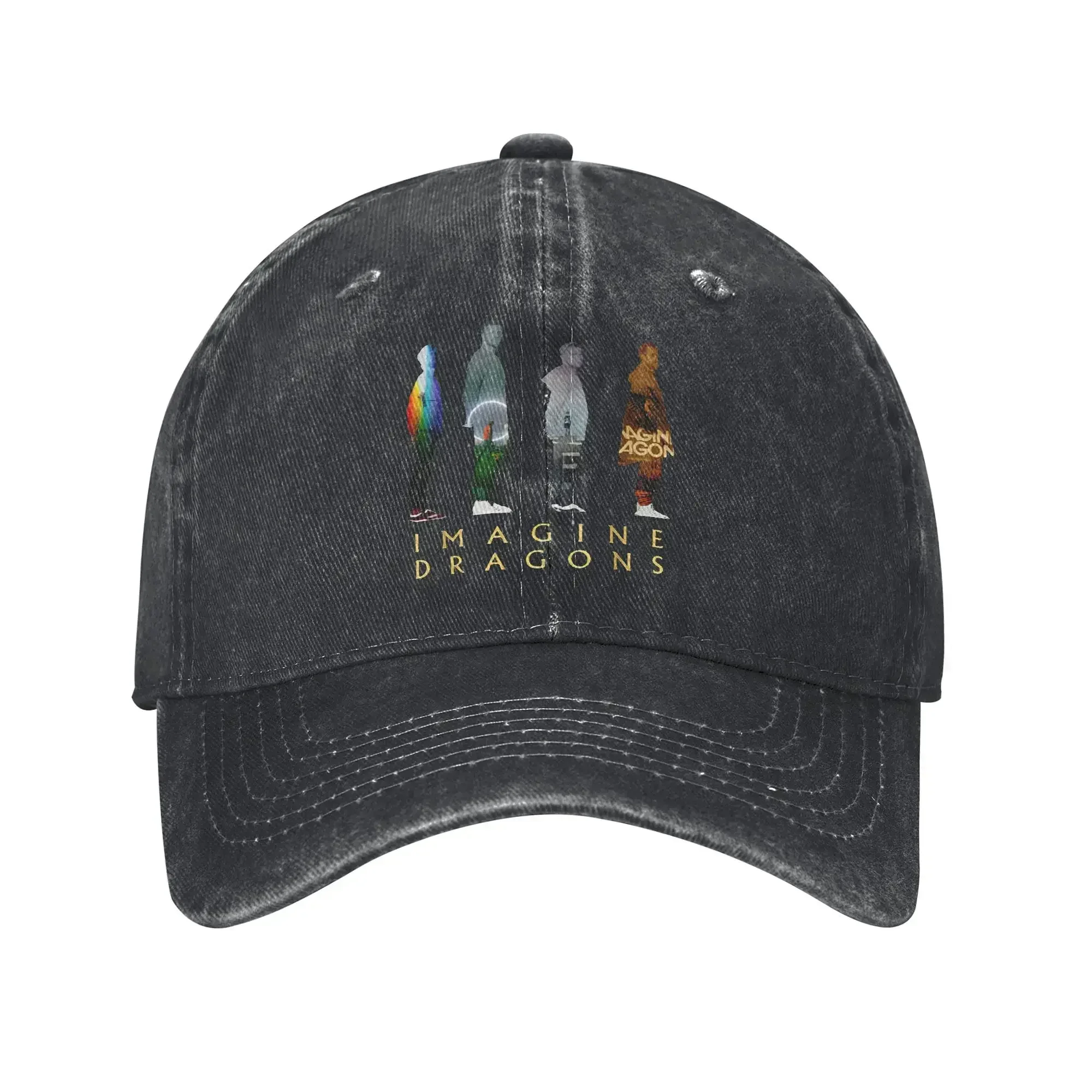 New Imagine Dragons Band Loom Tour 2024 Print Cap For Unisex Cotton Pop Music Trucker Hat Daily Headwear Baseball Cap Adjustable