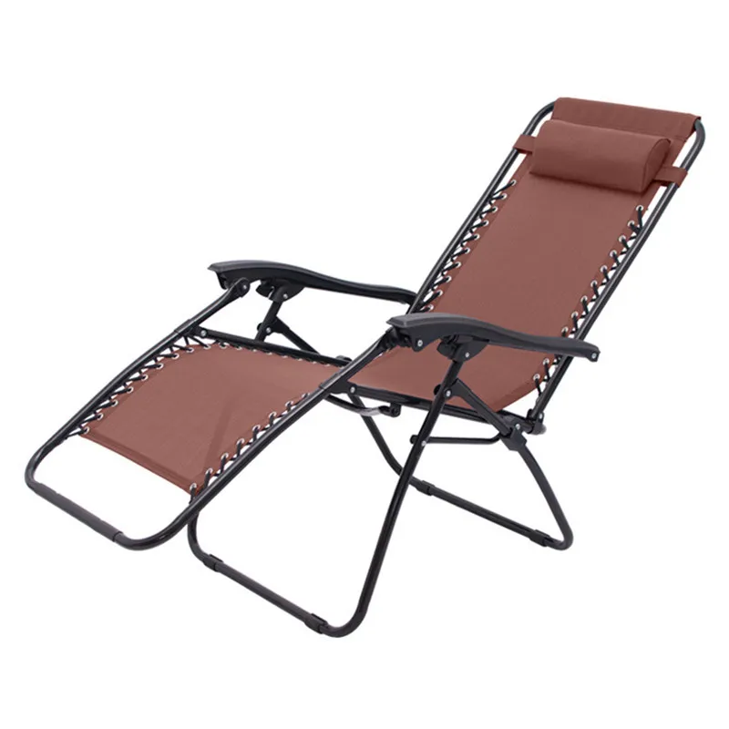 Lounger Accessorie Mesh Folding Chair Simple Lunch Break Beach Balcony Terrace Courtyard Outdoor Swimming Pool Chairs Meshes