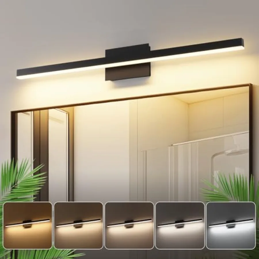 

Bathroom Vanity Light Dimmable 5CCT Bathroom Lighting FIixtures Over Mirror Modern Vanity Light bar Led Bath Light ETL Certific