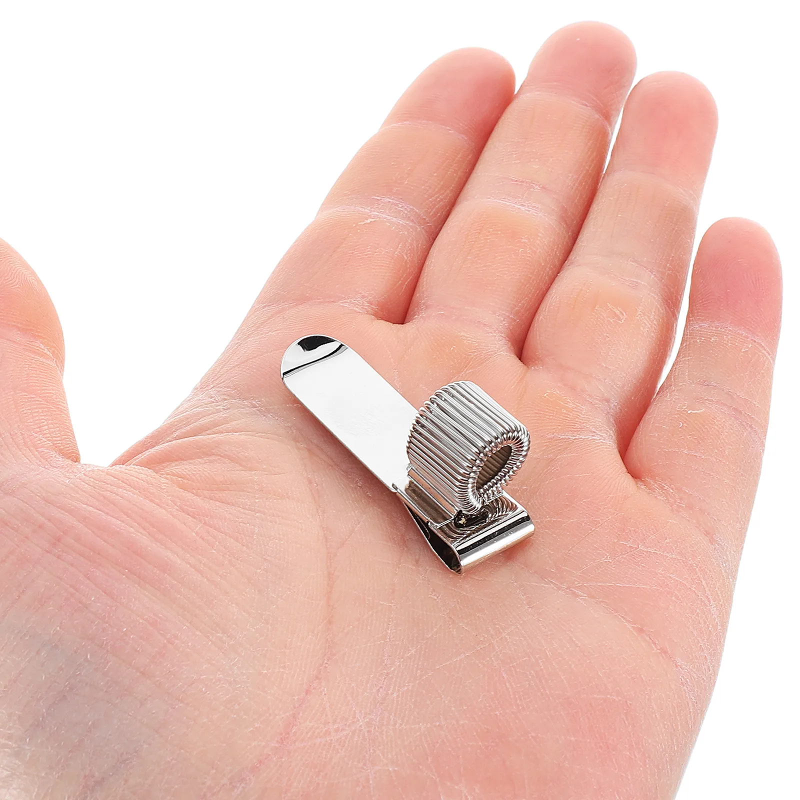 6Pcs Stylish Rotating Pen Holder Organizer Metal Hook Clip Manganese Steel Design Notebook Diary Clipboard Heavy