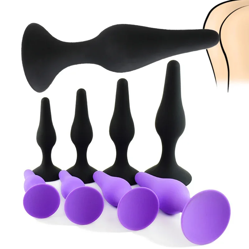 Silicone Anal Plug Sex Toys para Adultos, Massageador de Próstata, Butt Plug, Jogo Adulto, XL, L, M, Tamanho S, Homens, Mulher