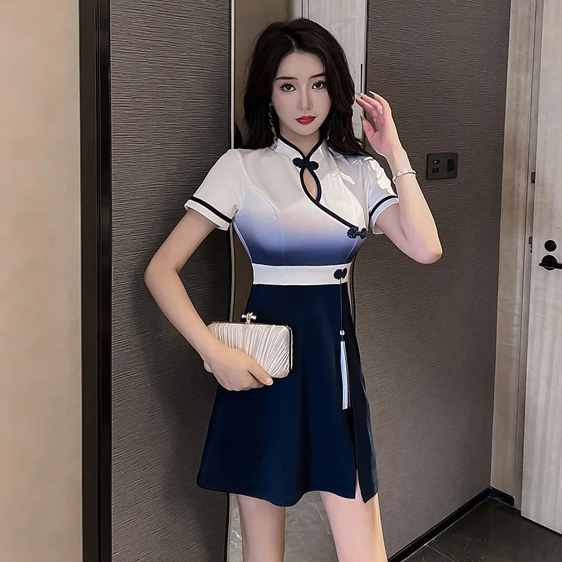 Women Work Clothes Shirt Short Skirt Suit Hotel Waiter Beauty Salon Spa Massage Nail Cafe Foot Bath Technician Overalls Uniform