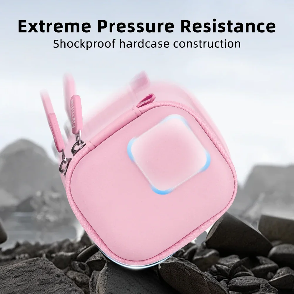 حقيبة Flymile الصغيرة لـ DJI Osmo Action 5 Pro Cage حقيبة تخزين نصف مفتوحة سريعة الإصدار ملحقات حقيبة حمل