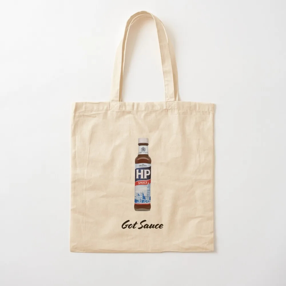 Got Sauce HP Sauce Brown Sauce Tote Bag bags woman 2025 eco bag folding Shopping bags custom canvas bag Canvas Tote