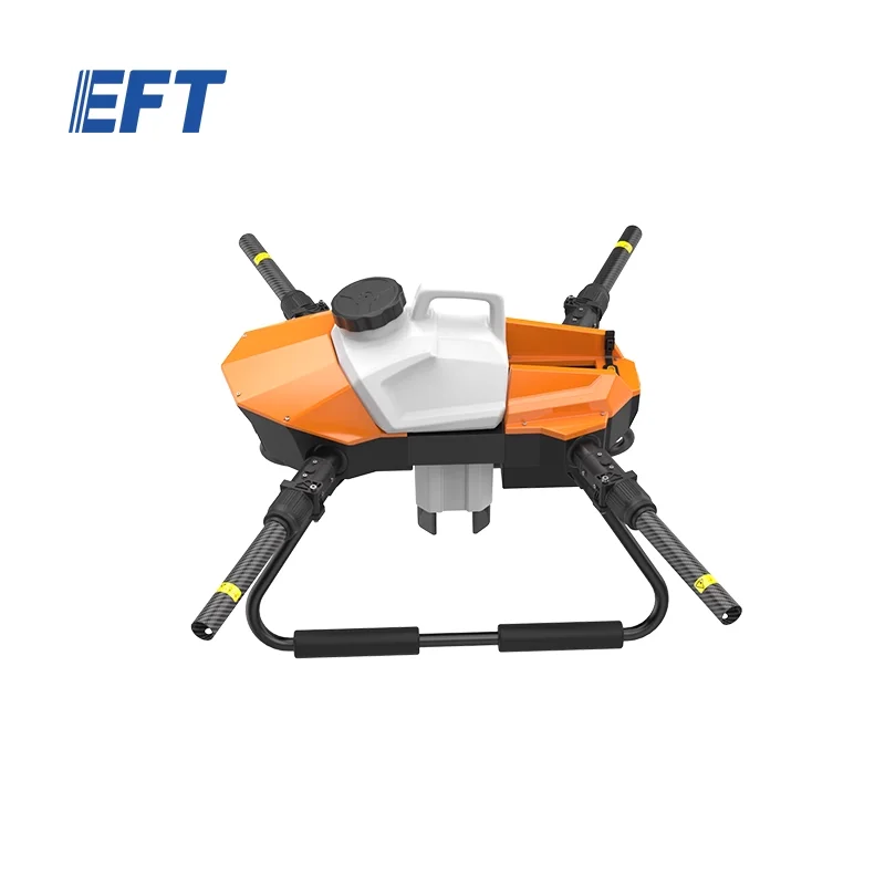 EFT G06 V2.0 6L agricultural sprayer drone frame four-axis 6kg plug-in water tank foldable drone frame