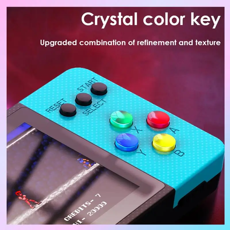 

AB25-K9 Portable Handheld Game Player With 2.8 Inch IPS Screen 4GB 500 Free Games Retro Game Console Gift For Kids Durable Black