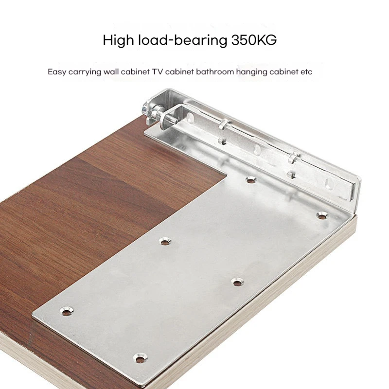 Wytrzymałe wsporniki ścienne do szafek łazienkowych/kuchennych - regulowane okucia do pływających półek, maksymalne obciążenie 200-300 kg, odporna na rdzę