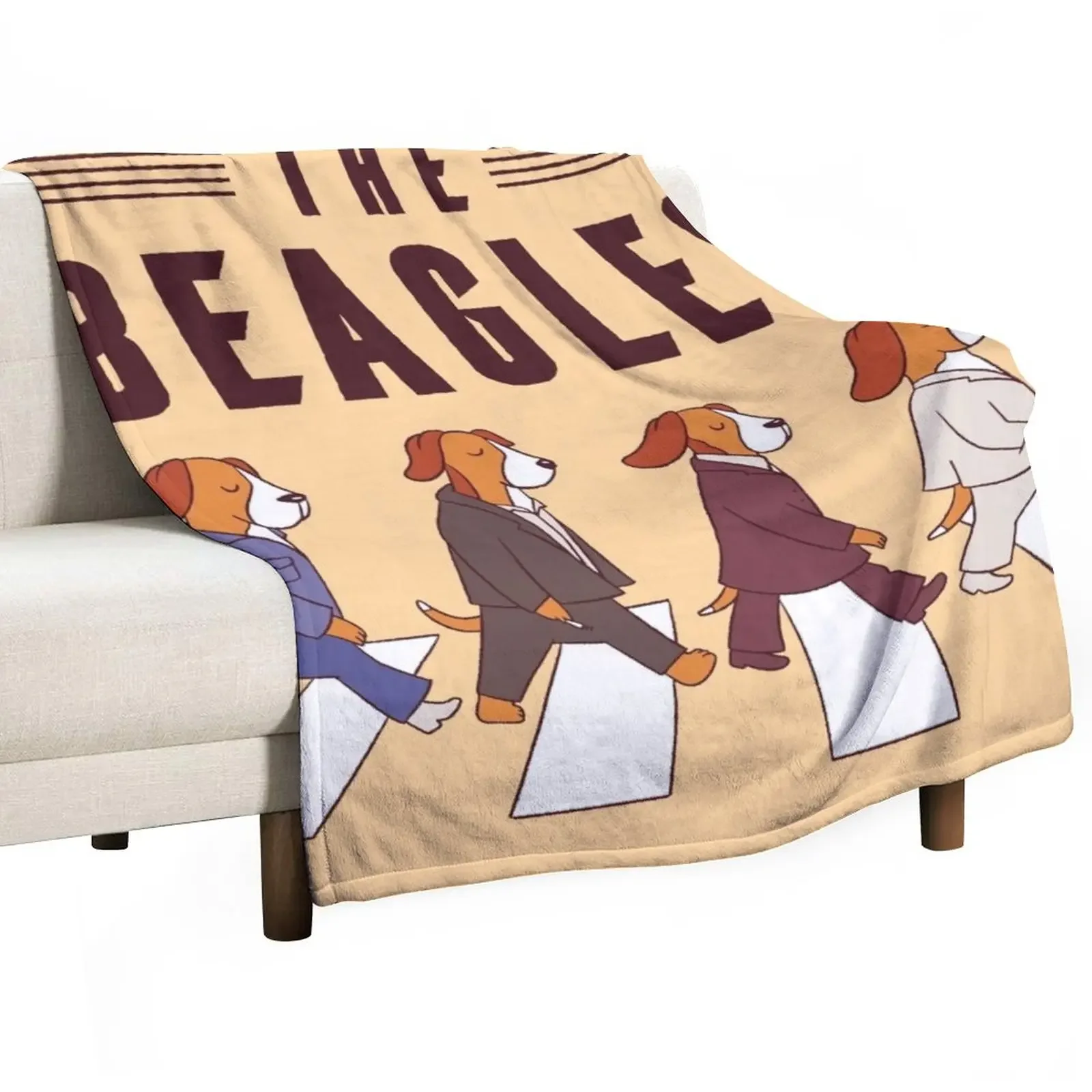 

The beagles dog band Throw Blanket Quilt For Sofa Thin Heavy Blankets