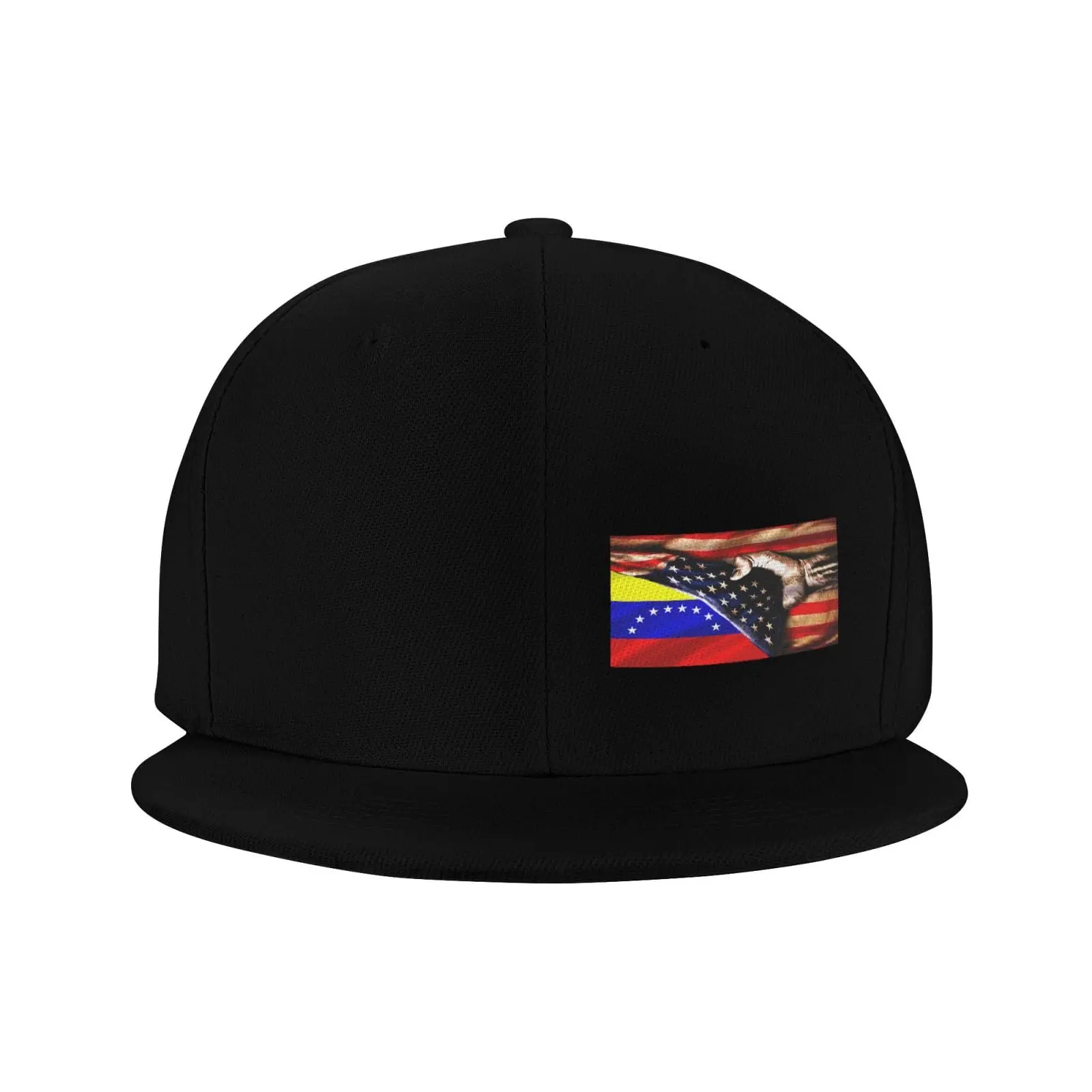 America and Venezuela Venezuelian Flag Snapback Hat for Men Women Flat Bill Brim Hat Adjustable Baseball Cap Fashion Hip Hop Hat