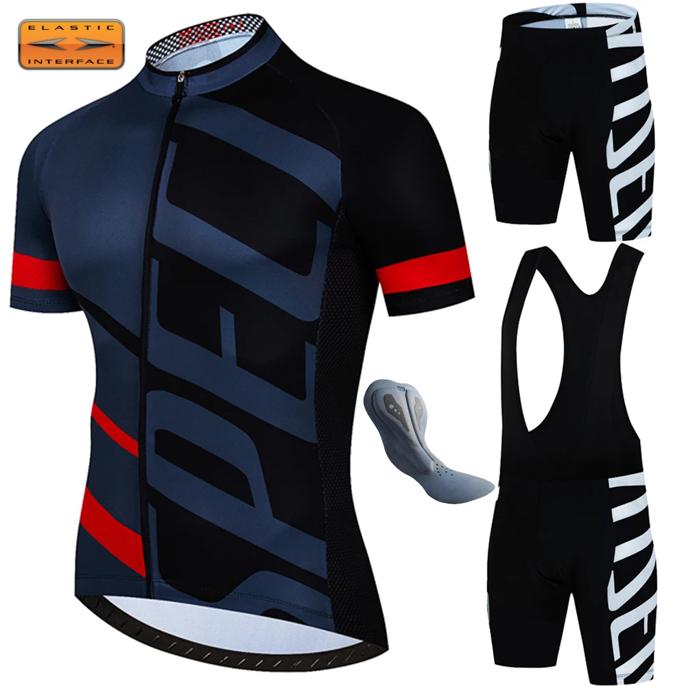 7 Hours Pad Men's Cycling Clothing 2024 Mens Cycling Clothes Man Pants Mtb Shirt Bib Shorts Road Bicycle Jersey Kit Bike Maillot