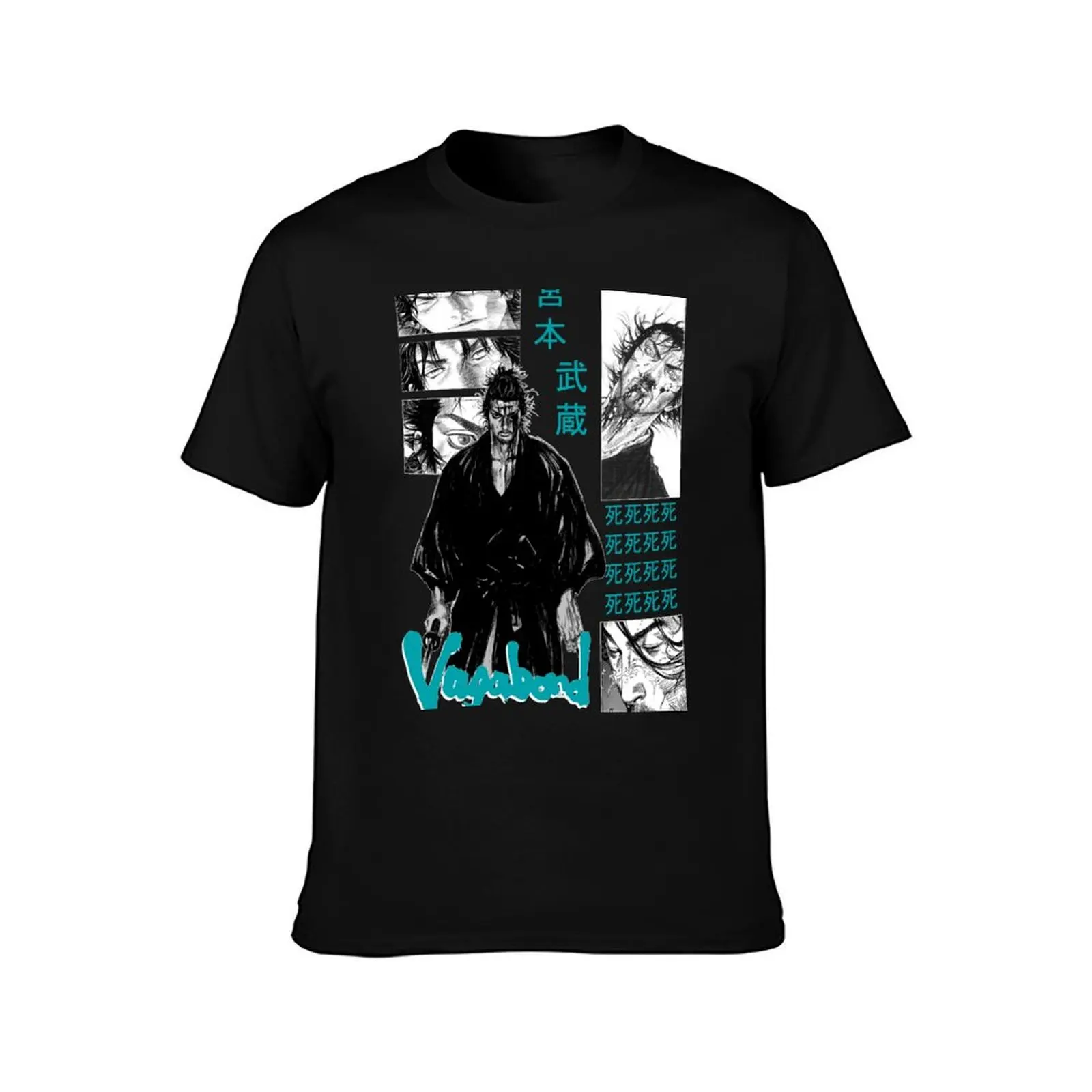 Miyamoto Musashi Vagabond T-Shirt Summer Casual Cotton Tee Oversized Streetwear Tops Vintage Graphic Print Unisex Men Women