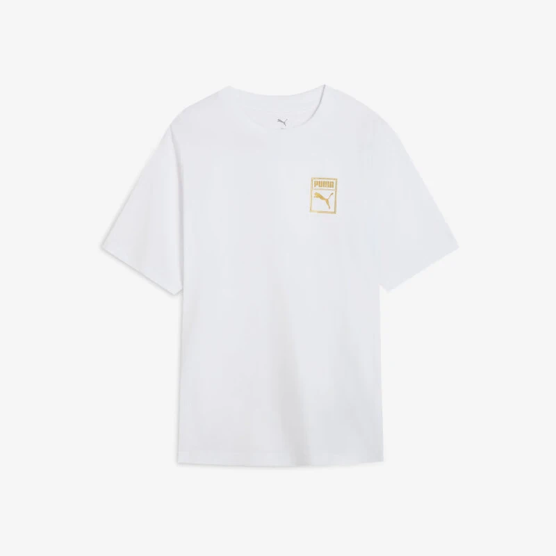 Puma genuine summer men's and women's round neck knitted soft daily short sleeved T-shirt 689270-02