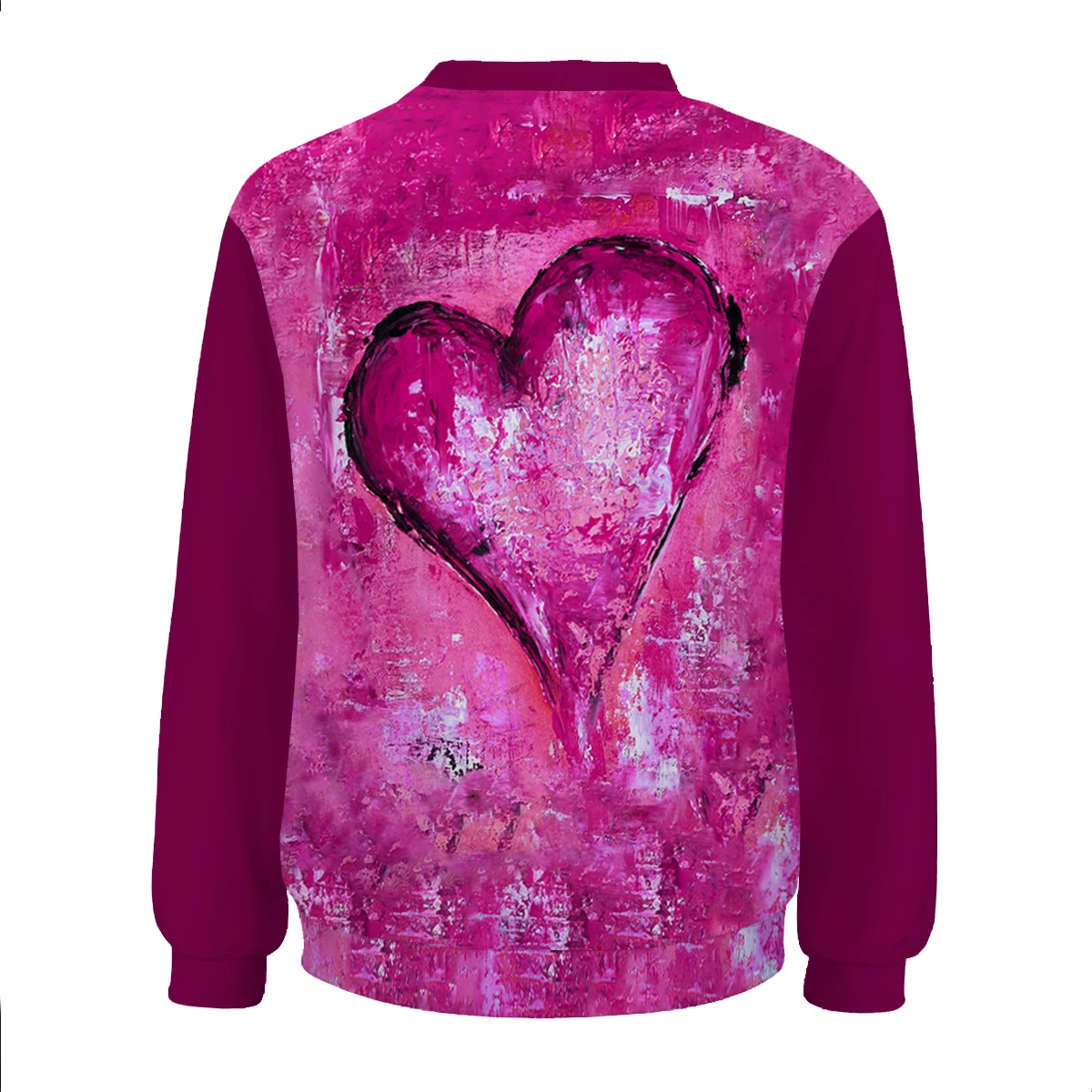 LoveSweatshirt Soft and Comfortable Long Sleeve Crew Neck Design for Casual Wear - Perfect for Ladies and Girls Wom