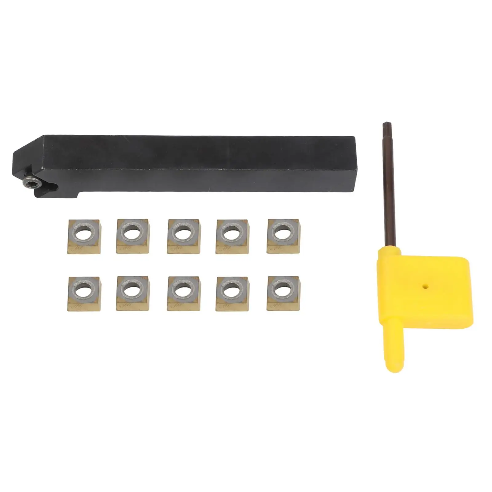 Easy to Replace SSSCR1212H09 for lathe Tool Holder with Gold Color Carbide Inserts for Cast Iron Machining Easy