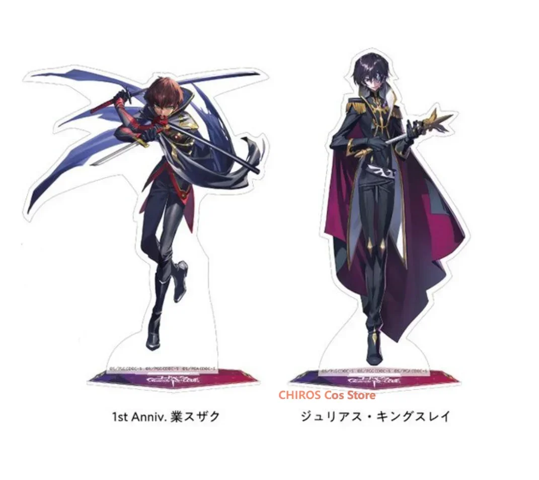 Anime GCODE GEASS Lelouch of The Rebellion Japanese Peripherals Acrylic Stand Model Standing Desktop Decor Collect Cosplay Gift