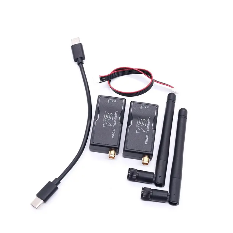 

【PUBLICITY】For 6C PRO Compatible 3DR Radio Telemetry V6 1000MW Air And Ground Data Transmit Transmission Module With OTG Cables
