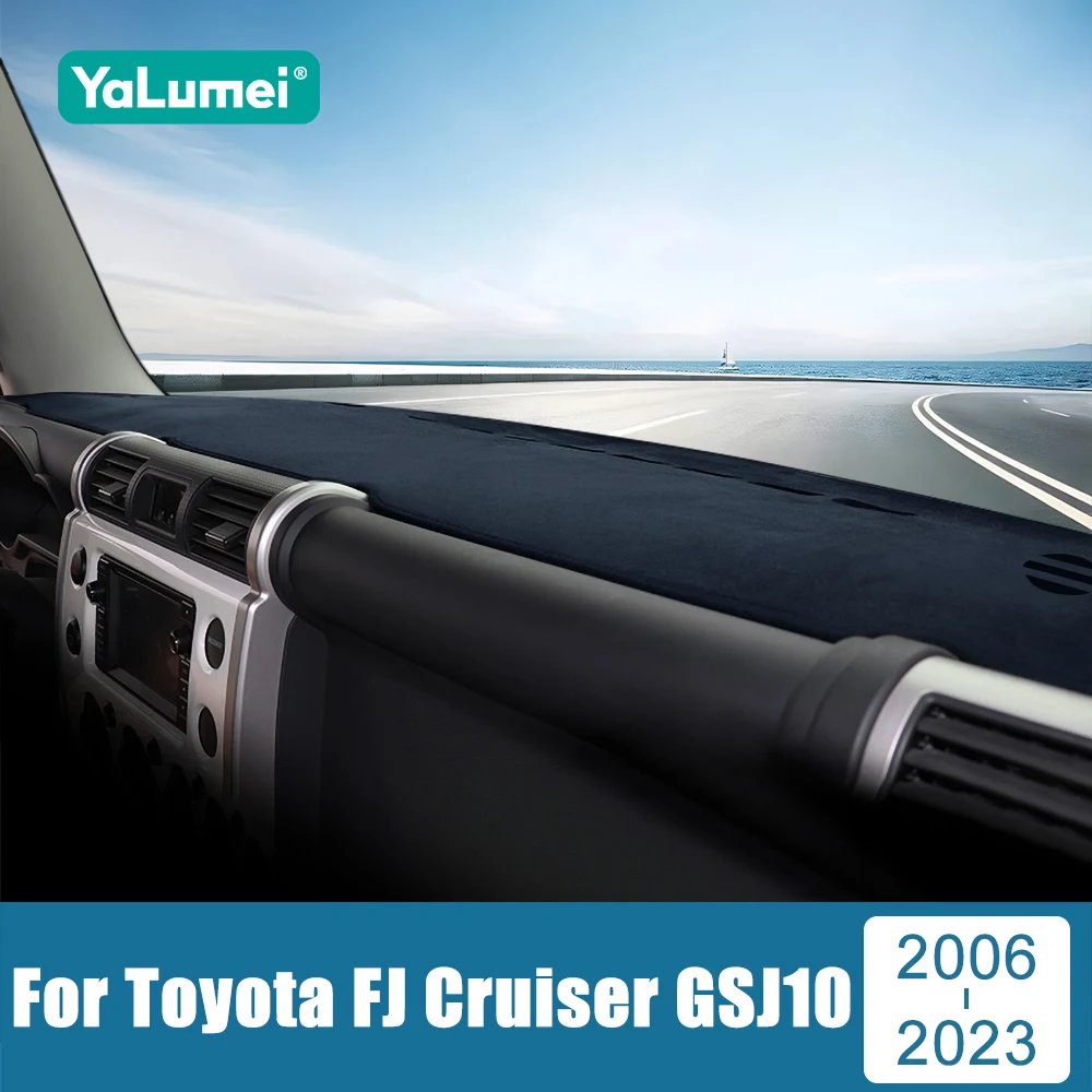 

For Toyota FJ Cruiser GSJ10 2006-2018 2019 2020 2021 2022 2023 Car Dashboard Cover Avoid Light Pad Anti-UV Carpet Non-Slip Mat