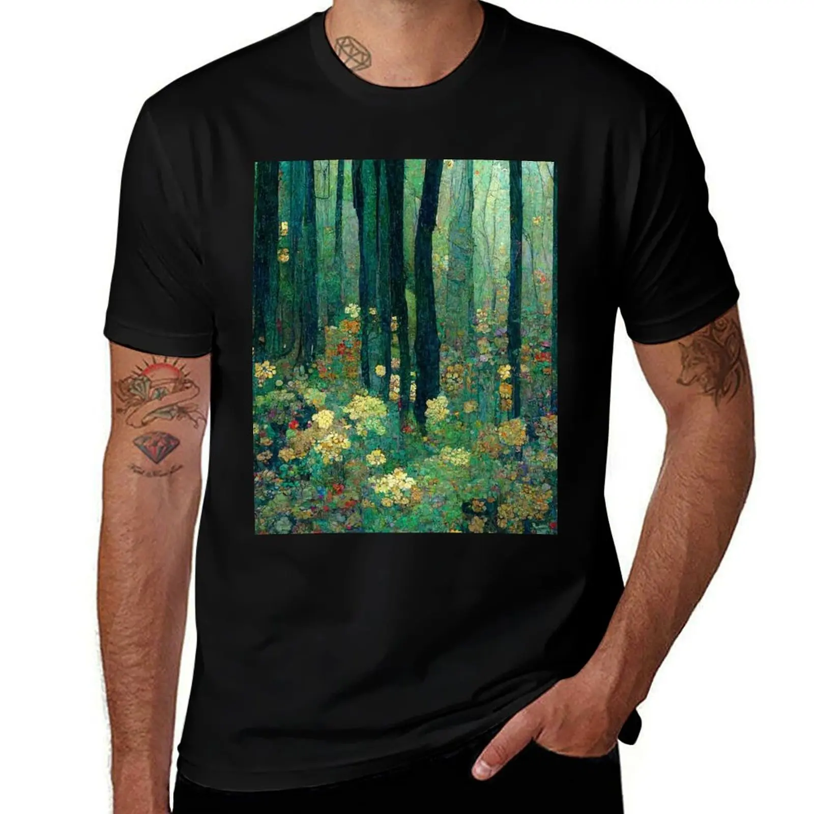 

Dreams of the forest T-Shirt t shirt men 100% cotton luxury brand men t shirt cotton 100%