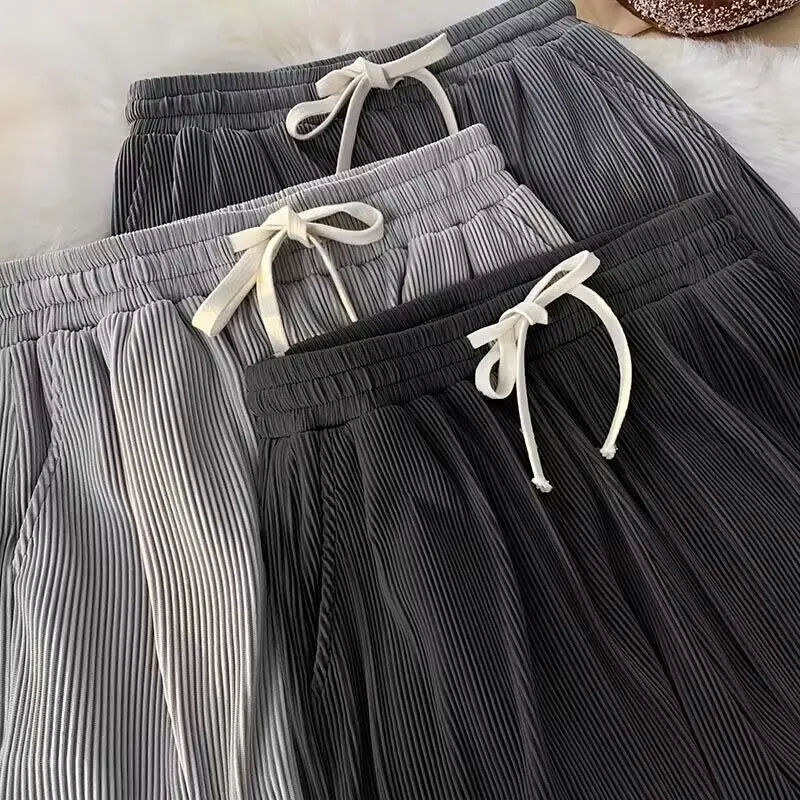 

Ice Silk Casual Pants Men's Summer Thin Sport Air Conditioning Pants Breathable Quick Dry Cool Straight Leg Long Work Leisure...