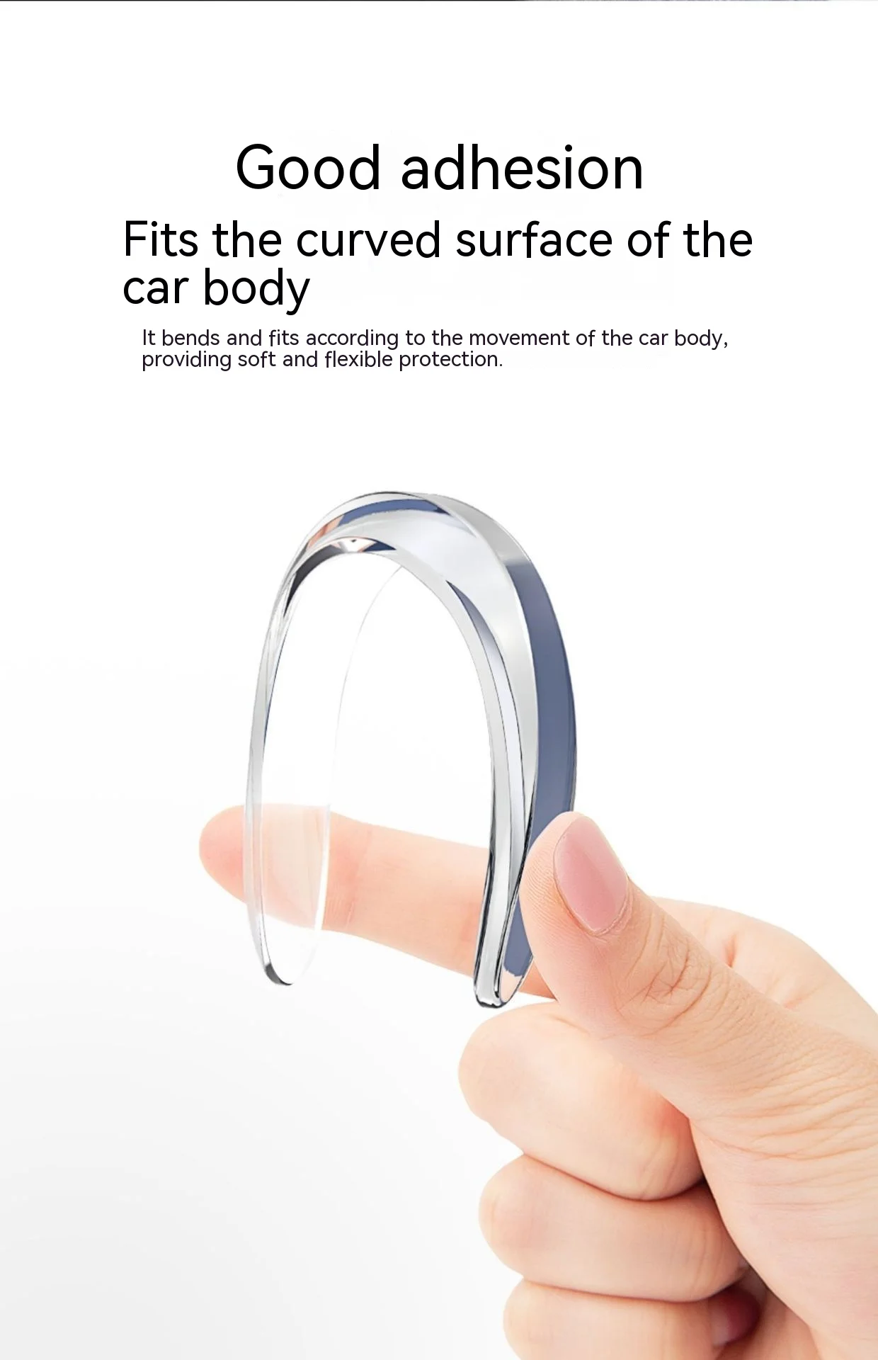 4 stücke Unsichtbare Wasserdichte Auto Tür Anti-Kollision Scratch Streifen Rückspiegel Aufkleber Rand Transparent Griff Schutz – Detail 7