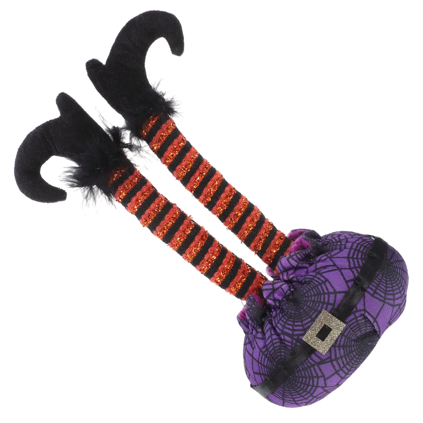 

Striped Legs Halloween Decorations PP Cotton Wire Shape Flexible for Home Shop Office Party Scene Layout
