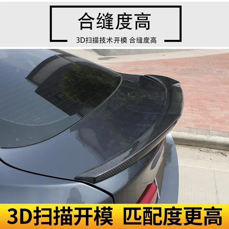 New！ Real Carbon F30 F10 Spoiler for BMW F22 F44 F06 G22 F82 G20 G30 2 3 4 5 Series Rear Boot Ducktail Wing