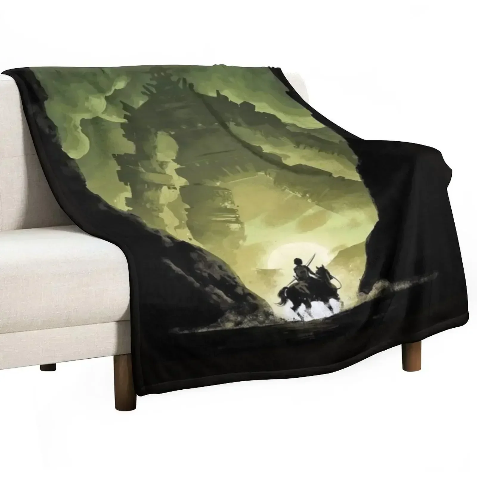 Shadow Of The Colossus Throw Blanket Multi-Purpose warm for winter Blankets