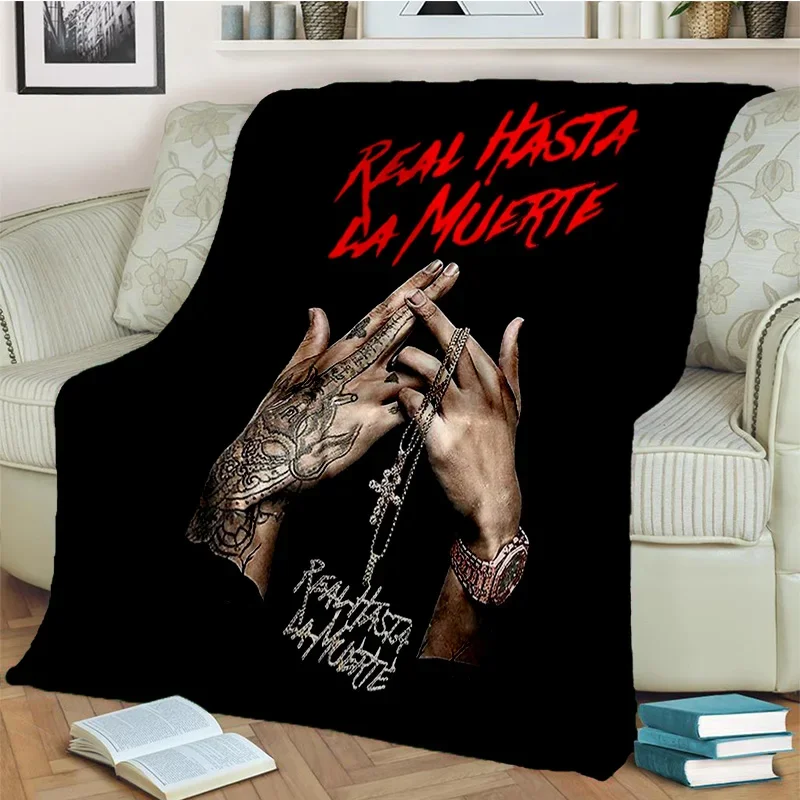 

Anuel AA Rapper HipHop Singer Blanket,Fashion Sofa Air Conditioning Fashionable Leisure Office Travel Soft Customizable Throw