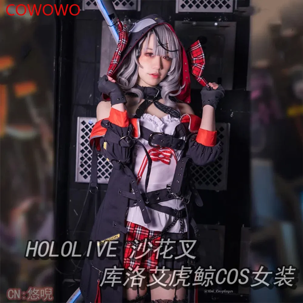 《IN STOCK》Hololive Vtuber Sakamata Chloe Women Cosplay Costume Cos Game Anime Party Uniform Hallowen Play Role Clothes Clothing