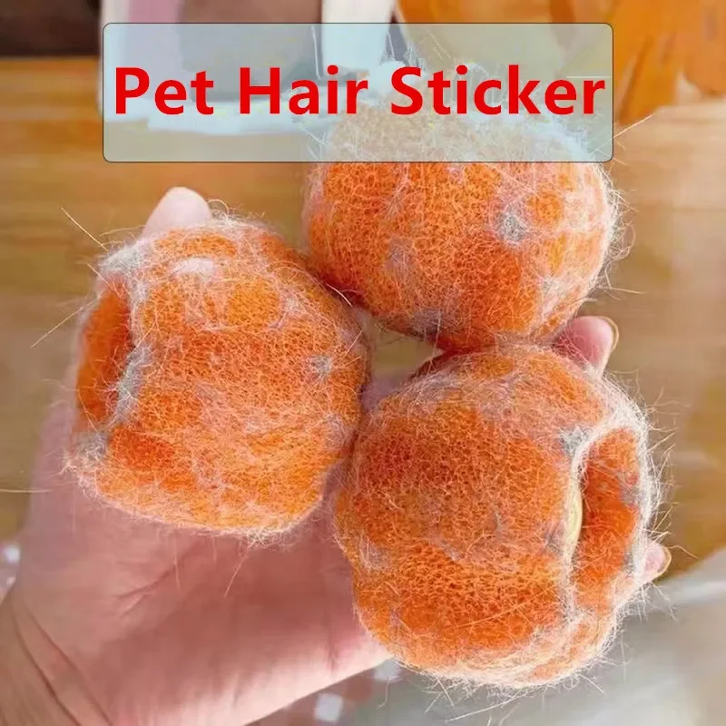 Pet Hair Remover Reusable Ball Cat Fur Sticker Laundry Ball Cleaning Tools Cat Hair Remover Wool Catcher Washing Machine Filter