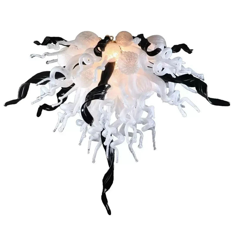 Diversified customizable luxurious blown glass chandelier interior lighting decoration