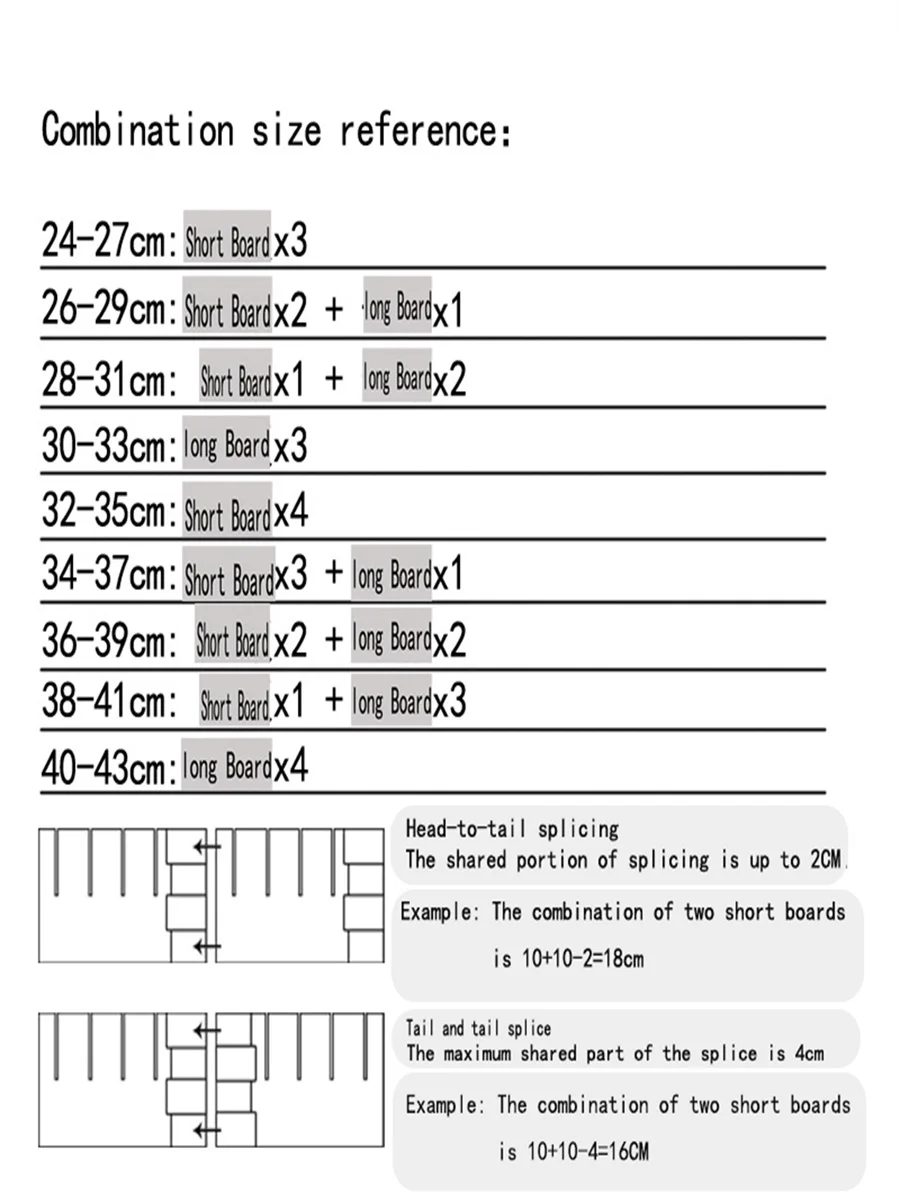 10 Drawer Dividers Per Set for Freely Adjustable Wardrobe, Desk, and Home Drawer Space