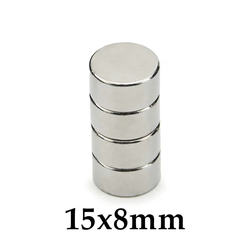 2-100pcs 15x8mm Magnet Small Round Magnet Strong magnets Rare Earth Neodymium Magnet 15*8mm