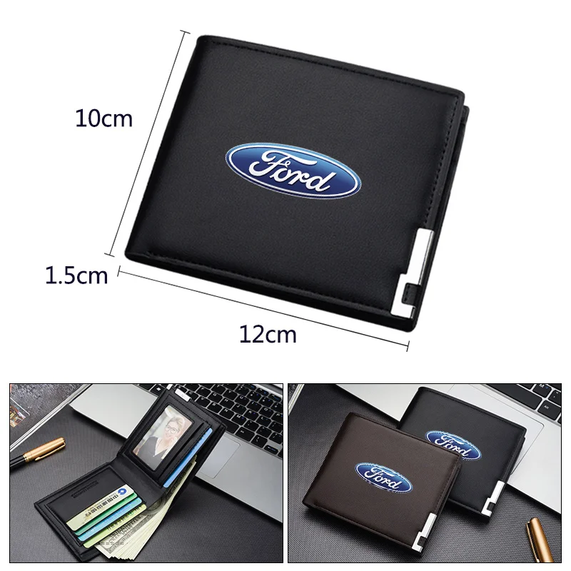 Sticker Car Document Storage Bag Leather Wallet For Ford Mustang Focus3 2 Transit Ecosport Edge Fiesta Escape Kuga Mondeo Fusion - view 4