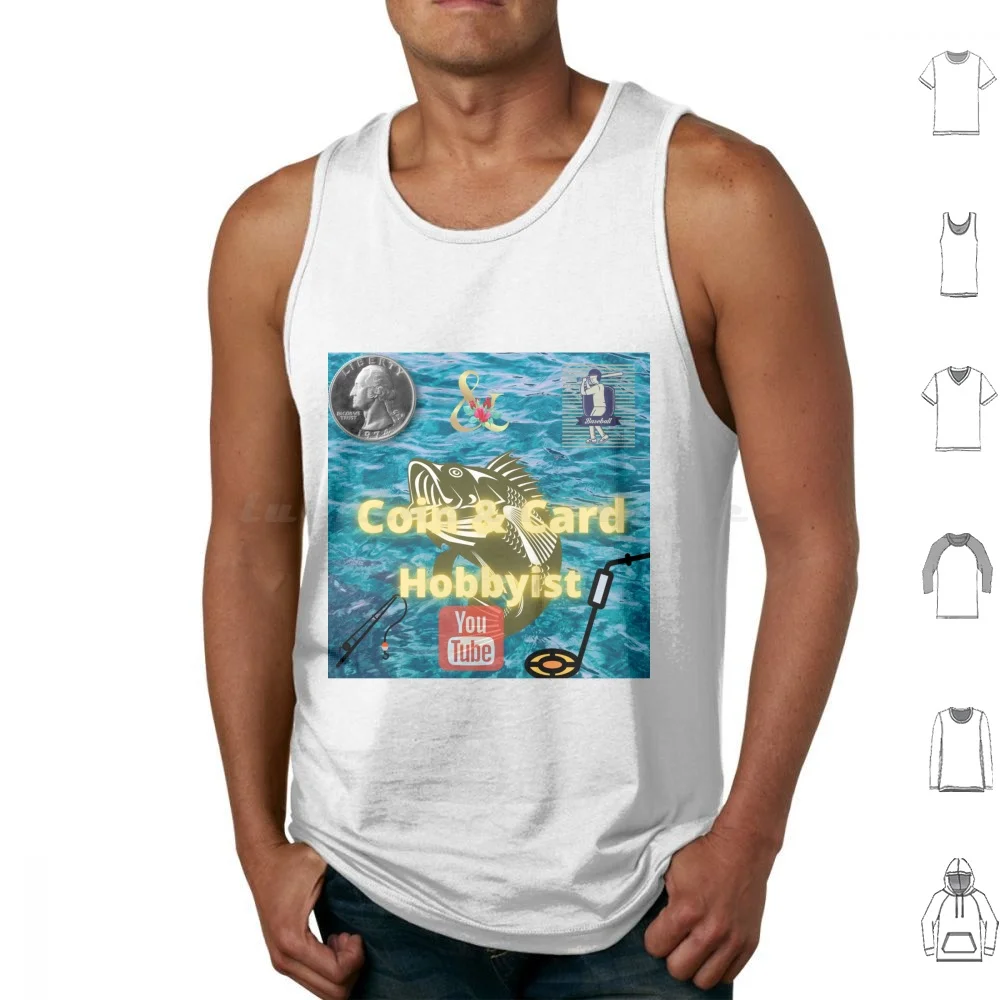 Coin & Card Hobbyist Tank Tops Vest Sleeveless Coin Hobbyist Coin And Hobbyist Youtube You Tube You Tuber You Tube Content