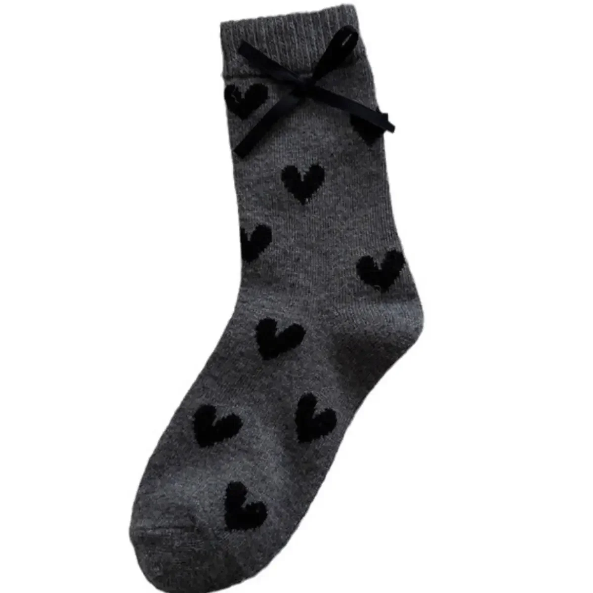 المرأة الجوارب مجموعة الكورية لطيف القلب البولكا نقطة القوس Kawaii الحلو منتصف جوارب أنبوبية الخريف الشتاء سميكة الجوارب الدافئة Calcetines Mujer