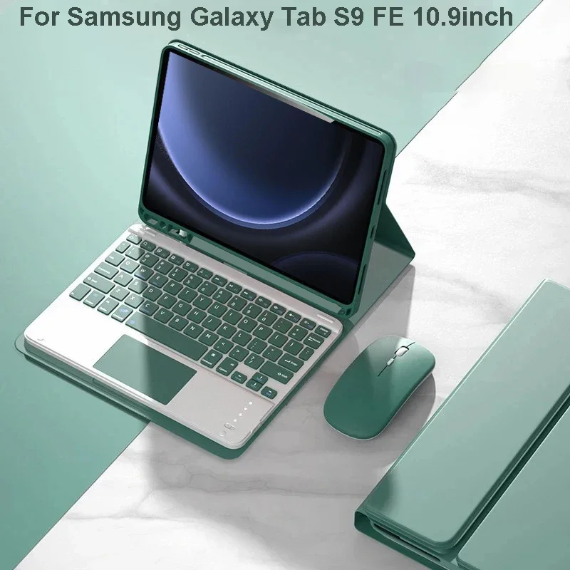 

Cover for Samsung Galaxy Tab S9 FE 10.9 inch Detachable Bluetooth Keyboard Case For Samsung Tab S9 FE 10.9 inch SM-X510/X516B