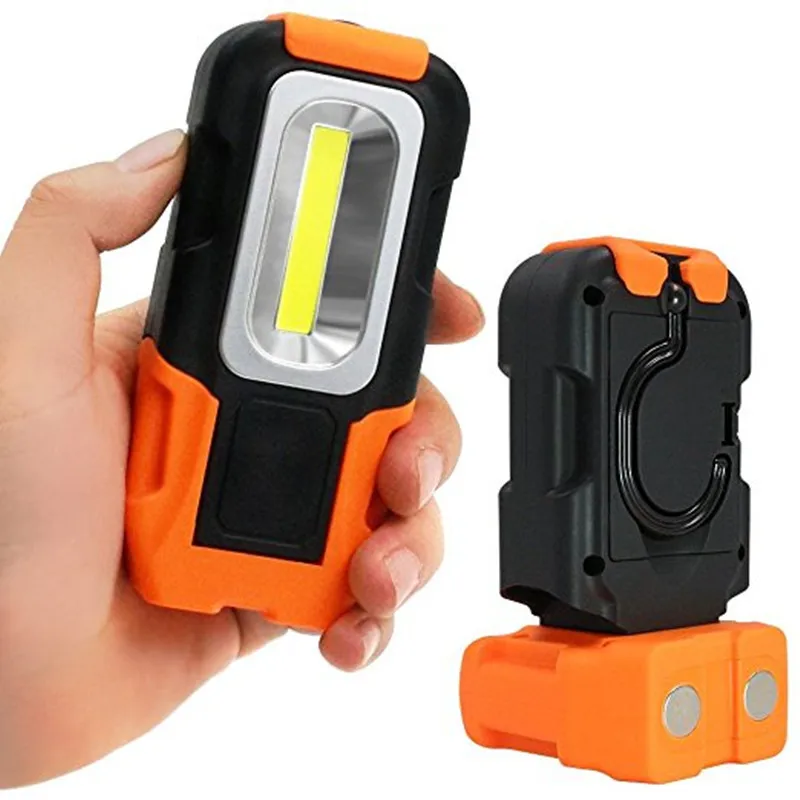 New COB Work Light Strong Magnetic Inspection Light Portable Emergency Lighting Multi-function Strong Lamp Flashlight