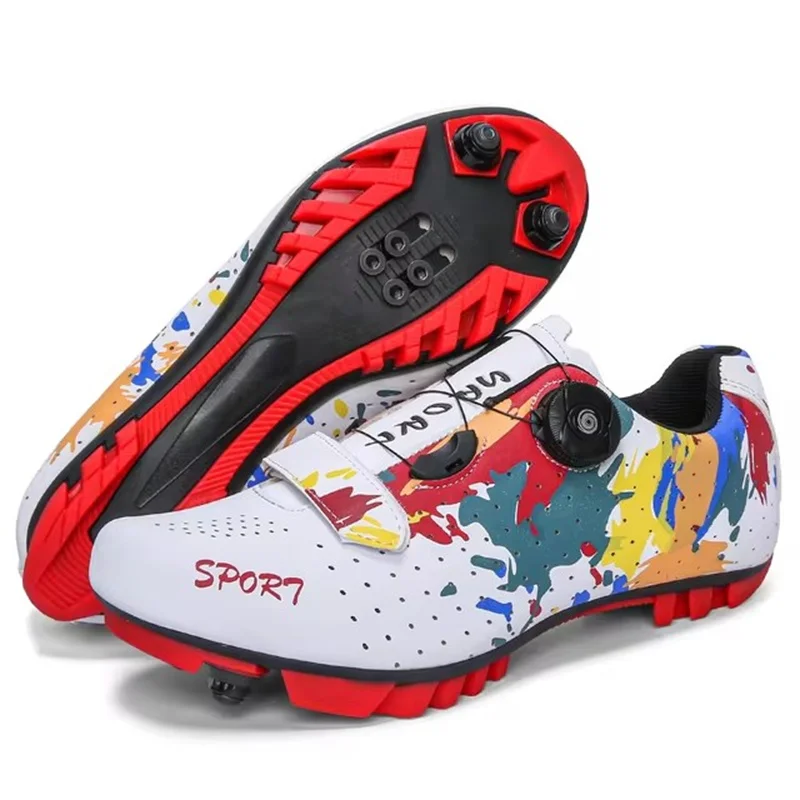 Men's Cycling Sneakers Bicycle Shoes Cyclocross Shoes Bike Trainers Black,White Road Cycling Shoes Cycling Sneakers