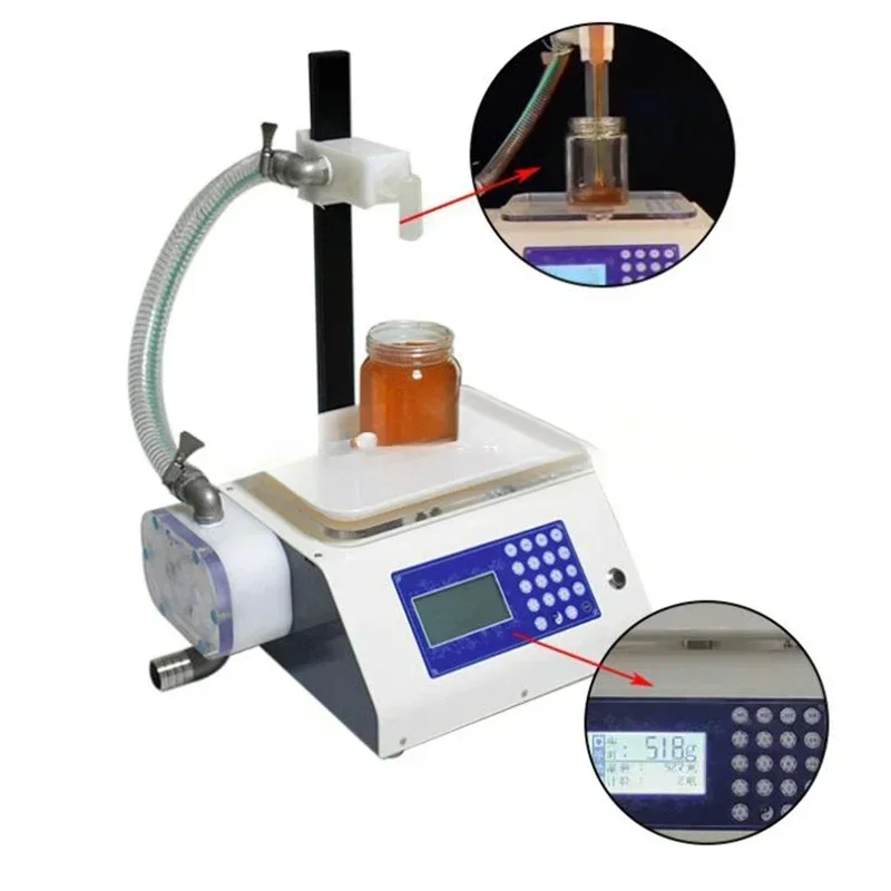 Automatic And Manual Weighing Paste Honey Filling Peristaltic Pump Viscous Outdoor Or Indoor Use