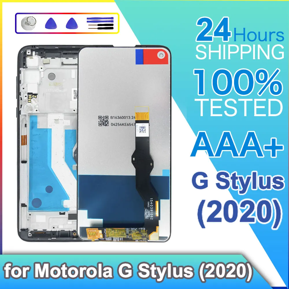 Pantalla LCD Probada para Motorola Moto G Stylus 2020, Pantalla Táctil LCD para Teléfono Moto G Stylus 2020, Pantalla LCD XT2043