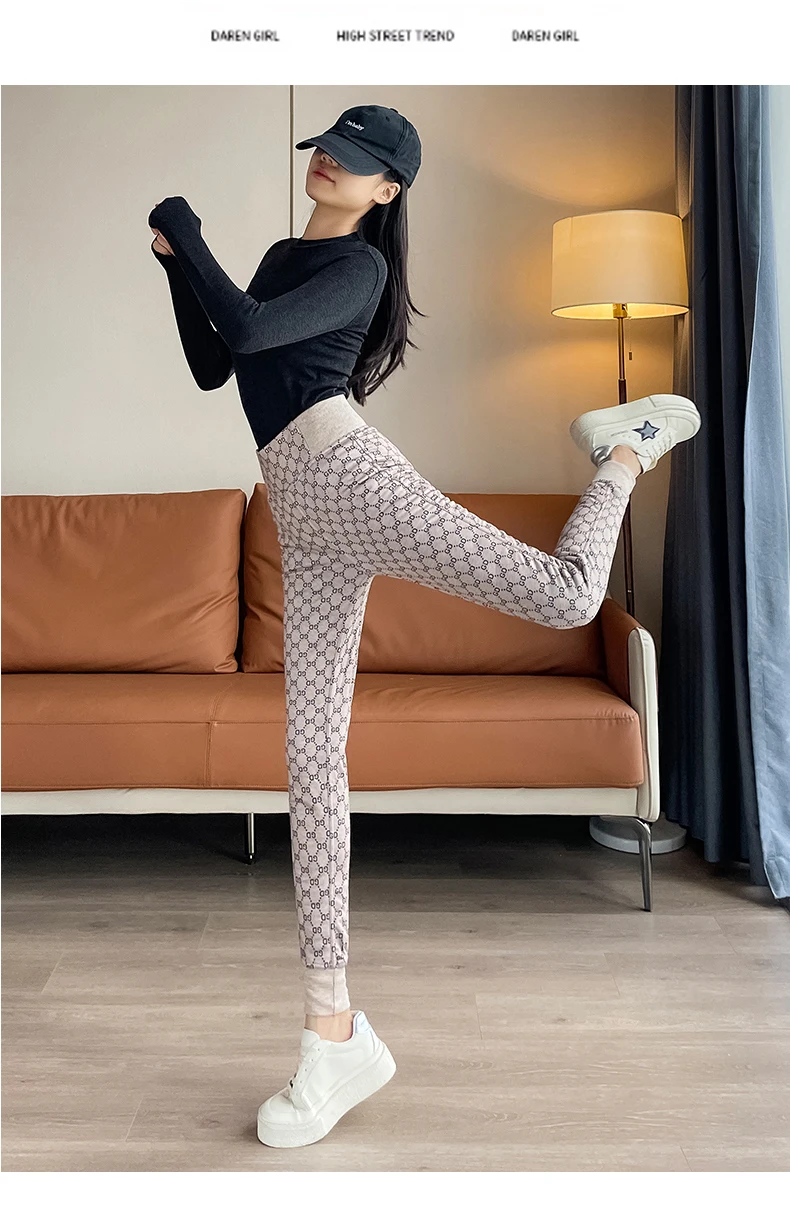 ارتداء أسفل السراويل داخل بطانة المرأة، شتاء جديد بطة بيضاء أسفل سميكة الدافئة طماق Pantalones De Mujer