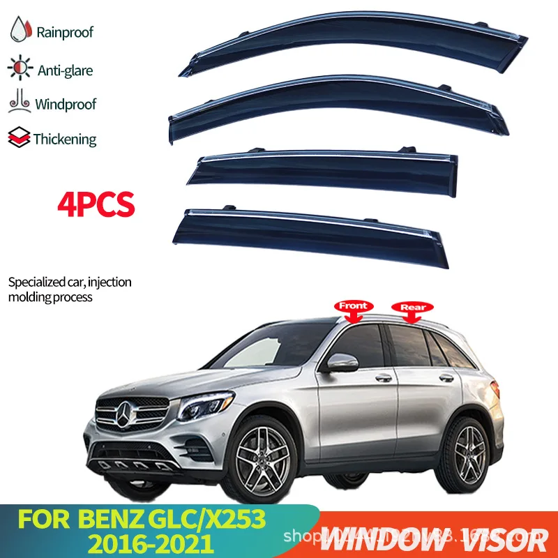 

Suitable for Benz GLC rain or shine spoiler Benz GLC X253 X254 Window visor